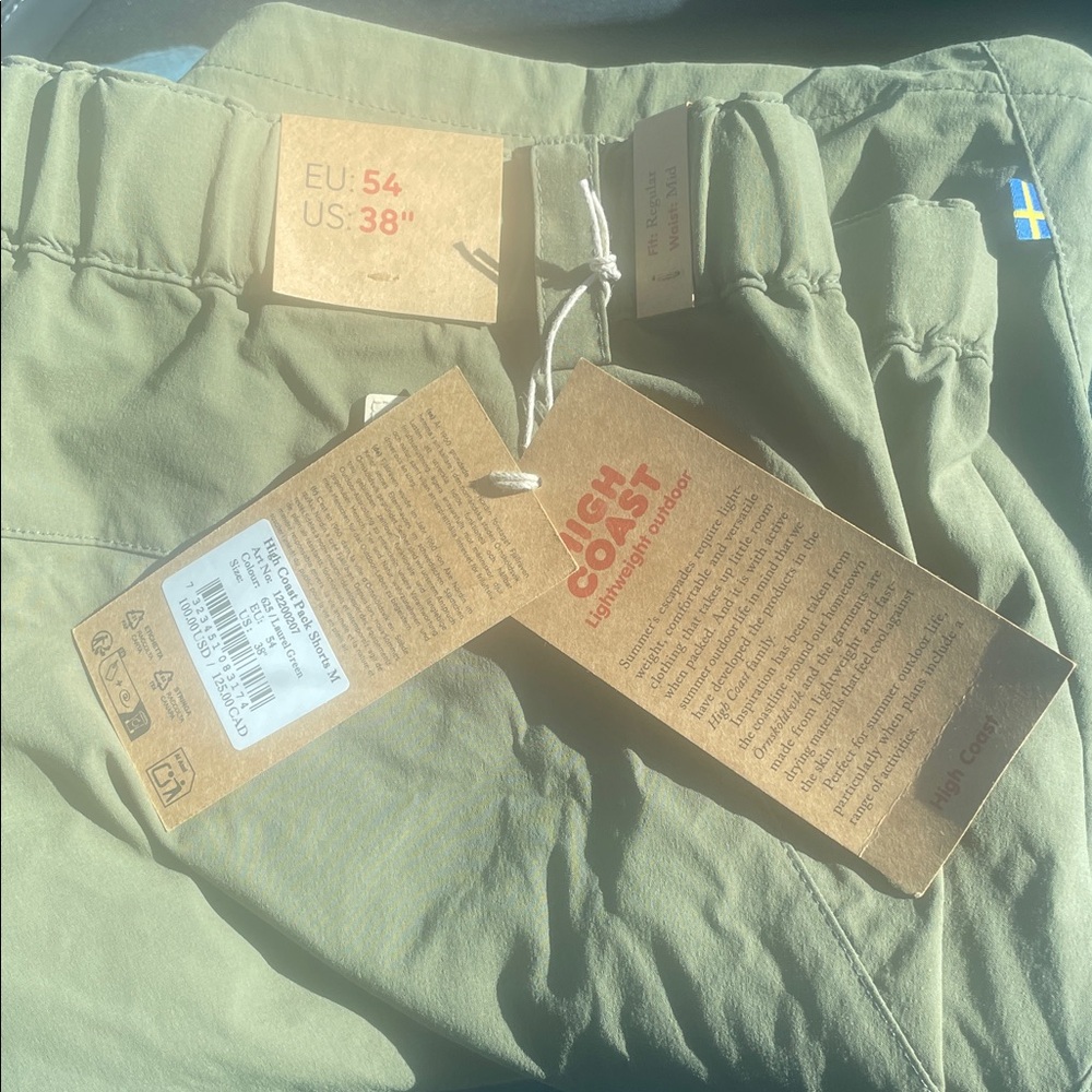 Fjällräven Olive Green Pants